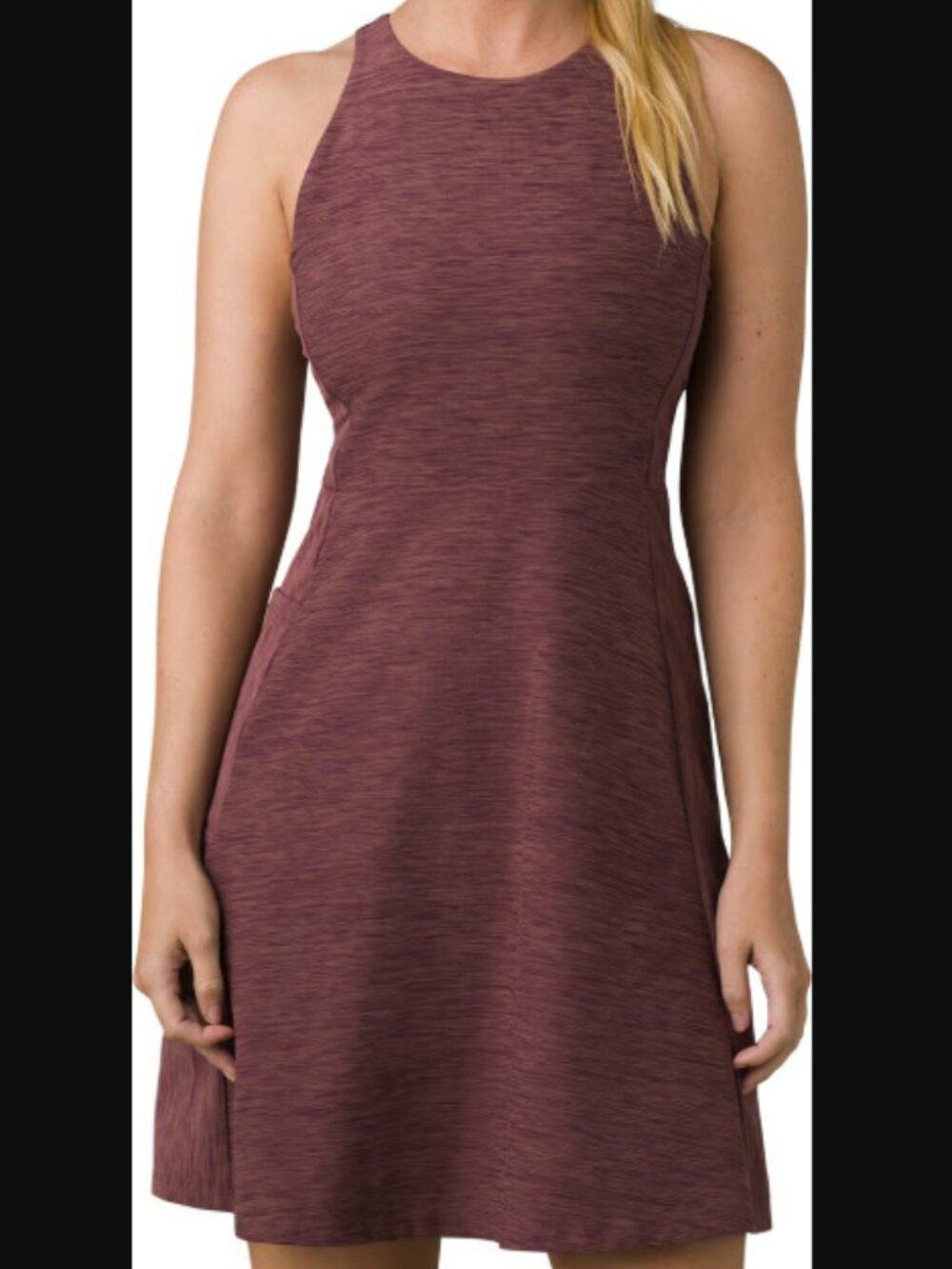 PrAna Kimble Dress in Flannel Heather - Size Large